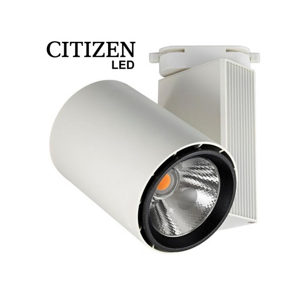  30W/3000K LED šviest.Citizen baltas ant bėgelio1F