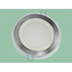 LED panelė 12w/4000K įl.stikl.apval.Metalic