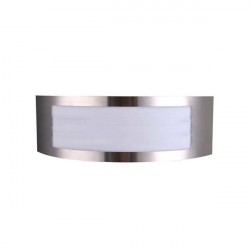 LED sienos šv. 1xE27 IP54  nerūdijantis metalas.