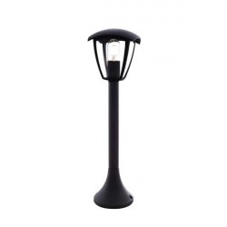 LED pastatomas šv. 1*E27 60cm alium.juodas matinis