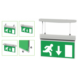 Šv.avarinis  IŠĖJ.DP-939 LED 2.2W IP20;3h univers.
