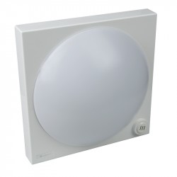 Plafonas LED 9W,v/t,kvadratinis 885lm,3000K,IP44