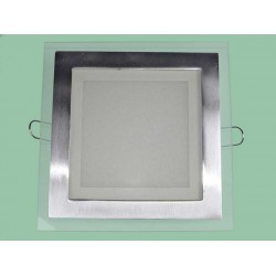 LED panelė  6w/4000K įl.stikl.kvadr.008923