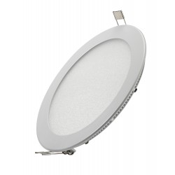 LED panelė 9W /230VAC apvali 600Lm 6000K įl.balta