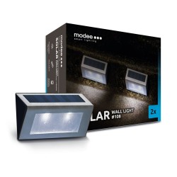 LED SOLAR šviest. 6000K 8x2,2x10cm P44 2vnt/pak