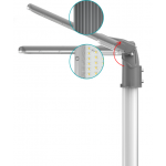 100W LED šviest., gatvės 110lm/W IP65 IK08 3m