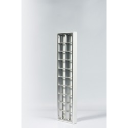 Šviestuvas 2x36 KVG lium.IP20 SLA metalas v/t