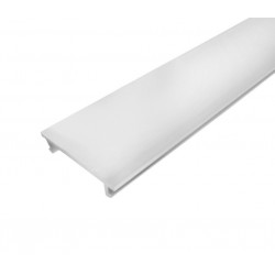 Dangtelis LED profiliui 23x23, mat., 3m, užsegamas
