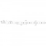 LED juosta 12V 4.8W 4000K 60LED/m 540Lm/m IP20
