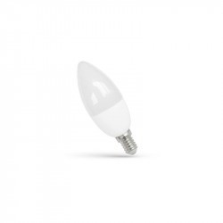 LED lempa  8W C37 230V/50HZ E14 3000K 750lm