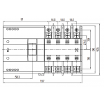Automatinis rezervo perjungėjas 4P 63A Automatinis rezervo perjungėjas 4P 63A