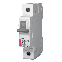 ETIMAT 1P  B  6A E 6kA automatinis išjungiklis