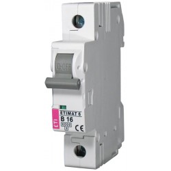 ETIMAT 1P  B 16A E 6kA automatinis išjungiklis ETI