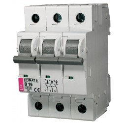 ETIMAT 3P  B 16A 6kA automatinis išjungiklis