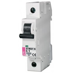 ETIMAT 1P  C  1A 10kA E1 automatinis išjungiklis
