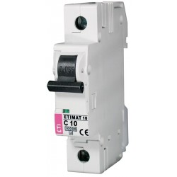 ETIMAT 1P  C 10A 10kA automatinis išjungiklis