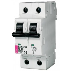 ETIMAT 2P 10kA C 16A automatinis išjungiklis