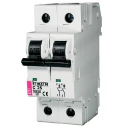 ETIMAT 2P 10kA C 25A automatinis išjungiklis