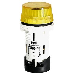 TL signal. lemputė komp.230V geltona