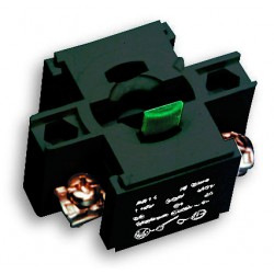 HC12J1 laikiklis BA9s lemp. 24VAC/DC +kont. NA dėž