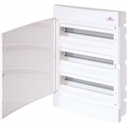 ECT18PO-S IP40 skydelis v/t 18 mod balt.durelės