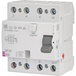 EFI-P4 63/0.03 A SN jungiklis ETI