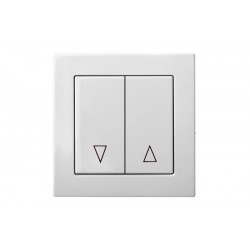 Jungiklis IJZ.10-001-01 žaliuzėms b/r baltas L E/B