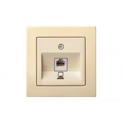 Lizdas IKL-001-01 b/r 1v. komp. PC RJ45 L E/S