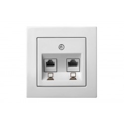 Lizdas IKL-002-01 b/r 2v. komp. 2PCxRJ45 L E/B+