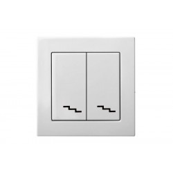 Perjungiklis IP6+6-10-001-01 2kl. b/r L E/B+ balt.