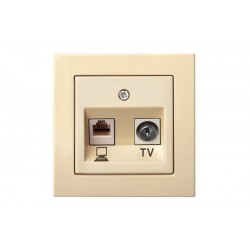 Lizdas ITVKL-1-01 TV/PC b/r smėlio L E/S EPSILON