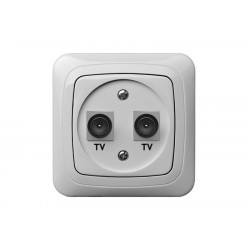 Lizdas ITVL-2-01 2xTV įl.antenų, galinis b/r L A/B