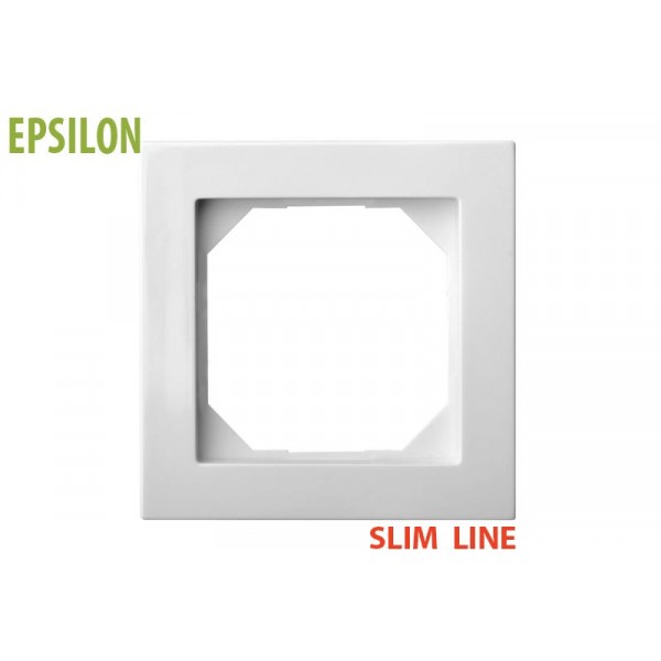 Rėmelis 1v Slim Line K14-145-01 L E/B balt.EPSILON
