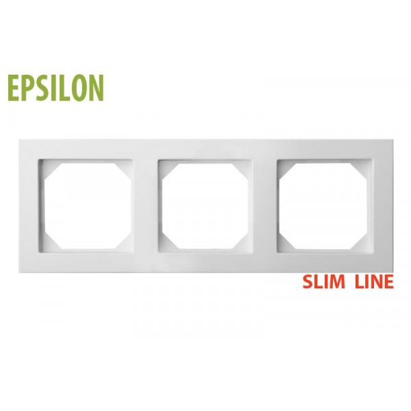 Rėmelis 3v Slim Line K14-145-03 L E/B balt.EPSILON