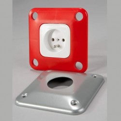 Lizdas 2p+Z1 16A/250V p/t 2920-510 antivandalinis