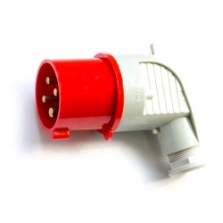 Šakutė 4p 32A 3643-724 IP44 kampinė