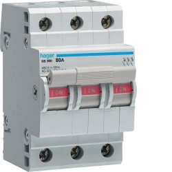 SBN380 kirtiklis 3x80A/hager