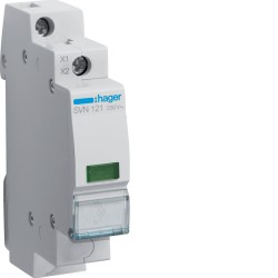 SVN 121  LED žalias/hager 230VAC