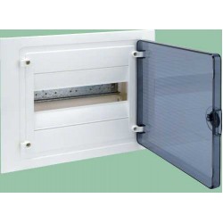 VF112TD skydelis 1x12 pt/skaidr.durelėmis IP40 pl.