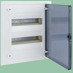 VF212TD skydelis 2x12 pt/skaidr.durelėmis IP40 pl.