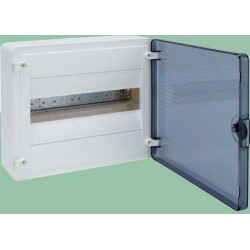 VS112TD skydelis 1x12 vt/skaidr.durelėmis IP40