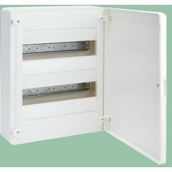 VS212PD skydelis 2x12 vt/baltom.durelėmis IP40