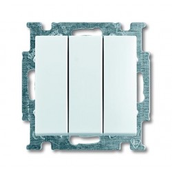 Jungiklis 3-jų klavišų B55 baltas 106/3/1UC-94-507