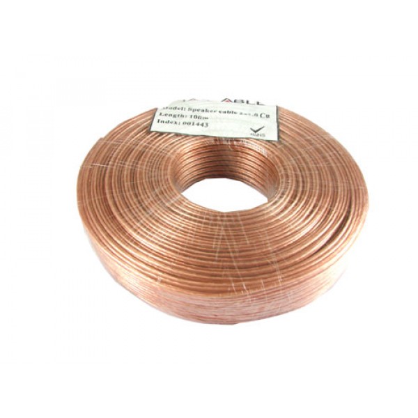  2x  1.0  audio kabelis 300V  99%CU