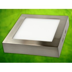 LED panelė 12W/230VAC kvadr.Rektus WW prid.Metalic