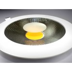 LED panelė 15W apv. WW su reflek įl.down ligft