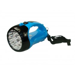 Žibintuvėlis 15 LED su akumuliat.mėlynas  011476