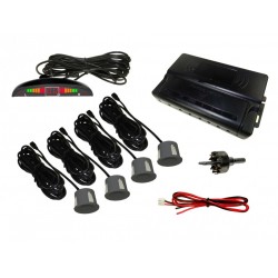 Priartėjimo daviklis 4 vnt. pilkas LED signal.