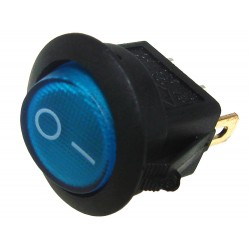 Jungiklis apvalus melsvas 6A 0-1 įl.mini metalinis