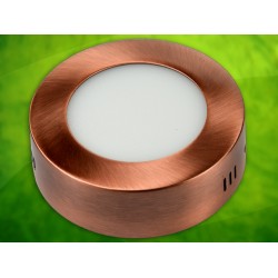 LED panelė  6W/230VAC apvali Winter WW prid.Žalv